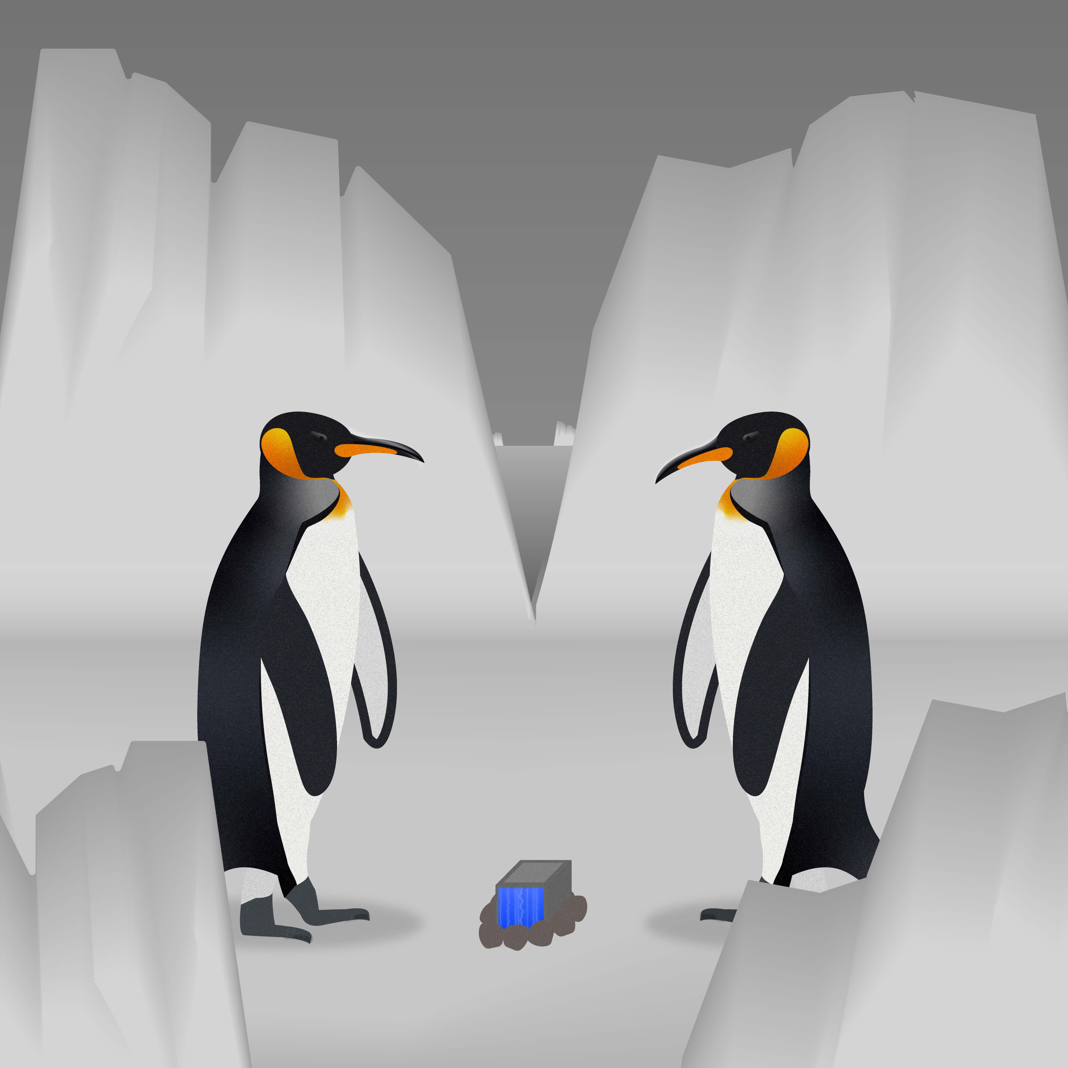 Illustration Switcheroo Penguins